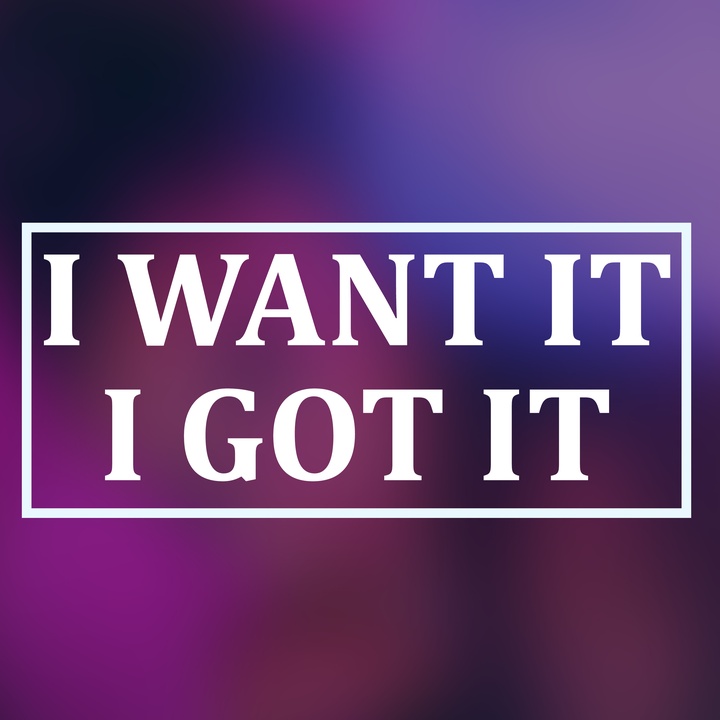 I Want It I Got It