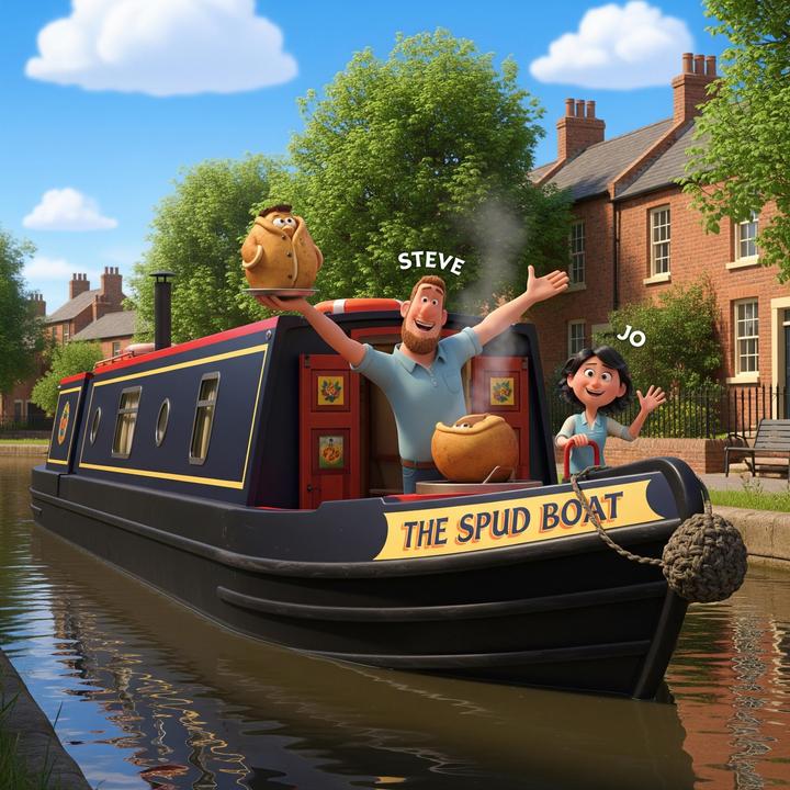 The spud boat in Yorkshire