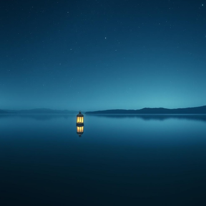 lantern dark silent night