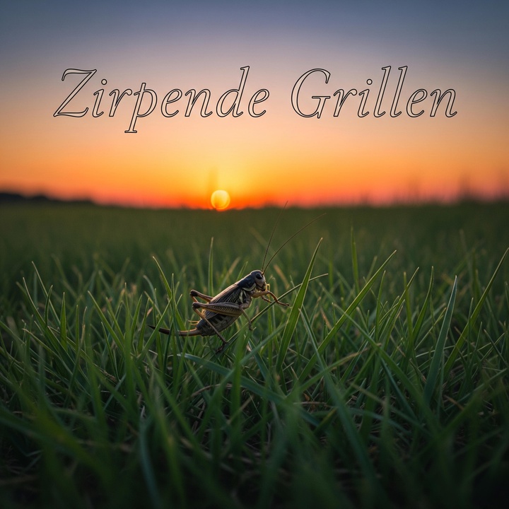 Zirpende Grillen